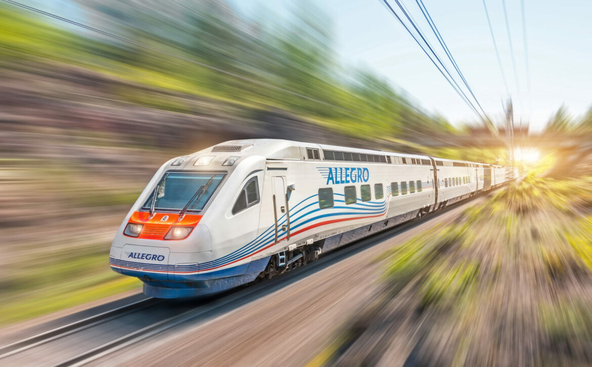 High,Speed,Train,Allegro.,Russia,,Saint-petersburg,20,May,2018